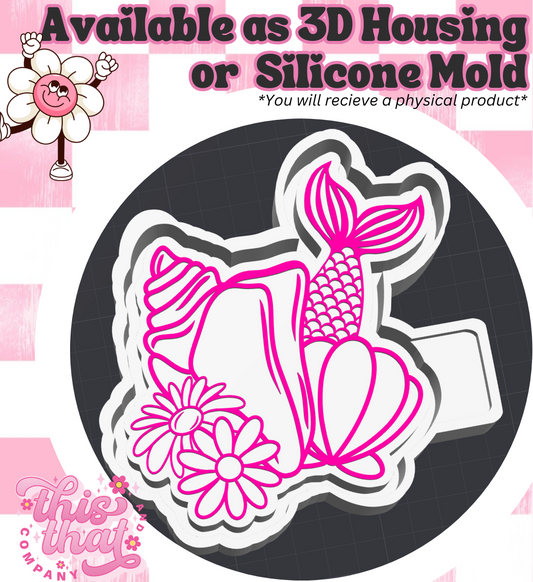 Freshie | Silicone Mold | Ocean Mermaid Vibes