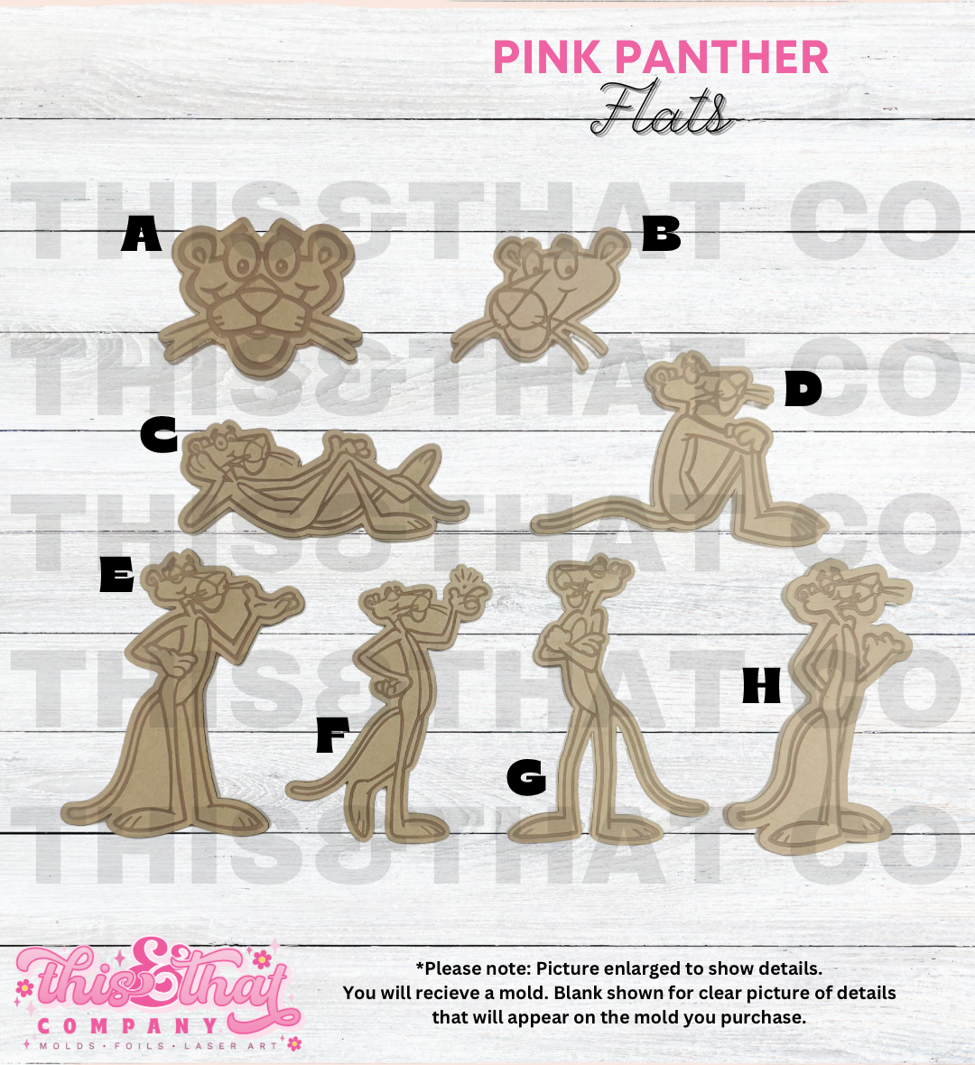 Silicone Mold For Resin |  Nostalgic Pink Cat