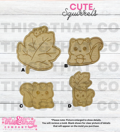 Silicone Mold For Resin | Squirrels