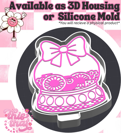 Freshie | Silicone Mold | Western SnowGlobe