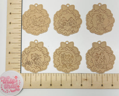 Silicone Mold For Resin | Magical Mouse Wreath Ornaments