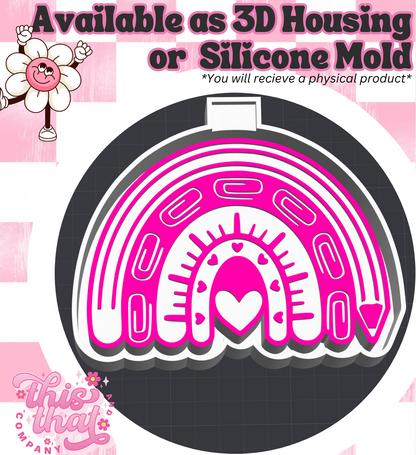Freshie | Silicone Mold | Teacher Rainbow