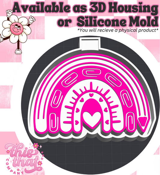 Freshie | Silicone Mold | Teacher Rainbow