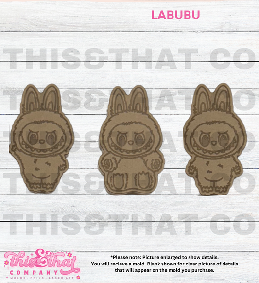 Silicone Mold for Resin | Monster Bubu Flats