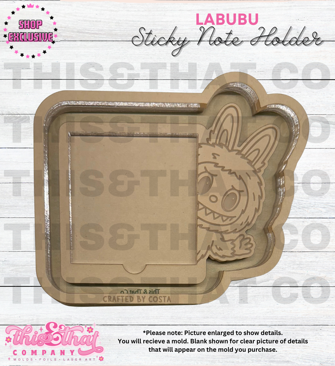 Silicone Mold for Resin | Monster Bubu Sticky Note Holder | SHOP EXCLUSIVE