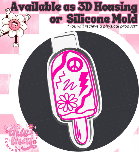 Freshie | Silicone Mold | Groovy Popsicle