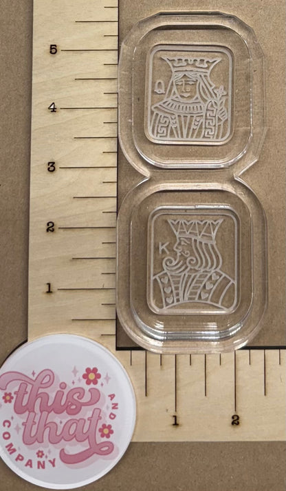 Silicone Mold For Resin | King & Queen Flats
