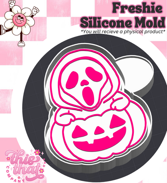 Freshie | Silicone Mold | Horror Pumpkin 1