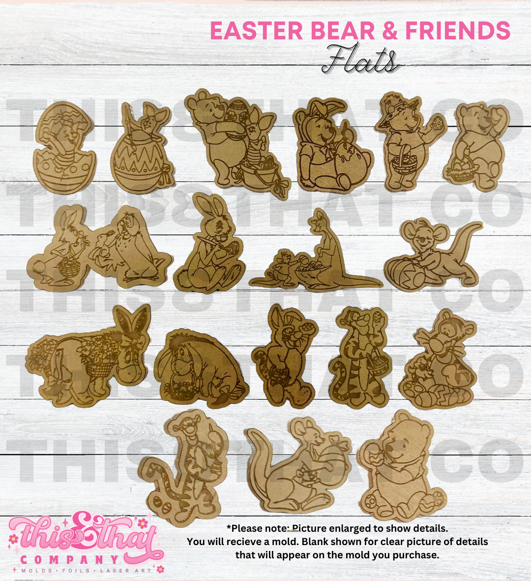 Silicone Mold For Resin | Easter Bear & Friends