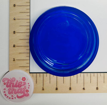 Silicone Mold For Resin | Circle Tray / Lipped Coaster