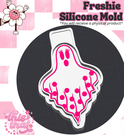 Freshie | Silicone Mold | Polka Dot Ghost