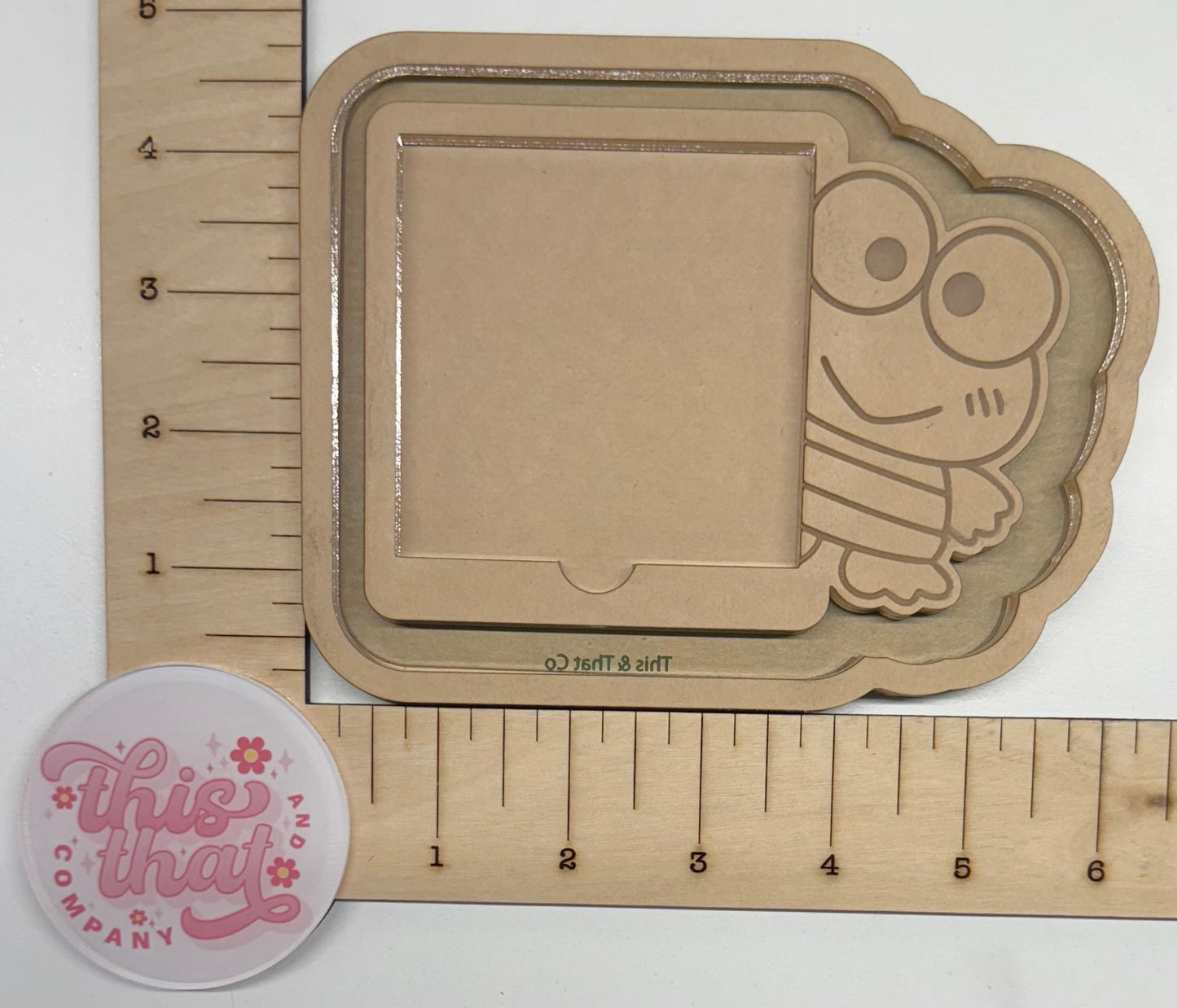 Silicone Mold for Resin | Kawaii San Frog Sticky Note Holder | SHOP EXCLUSIVE
