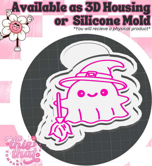 Freshie | Silicone Mold | Witchy Ghost