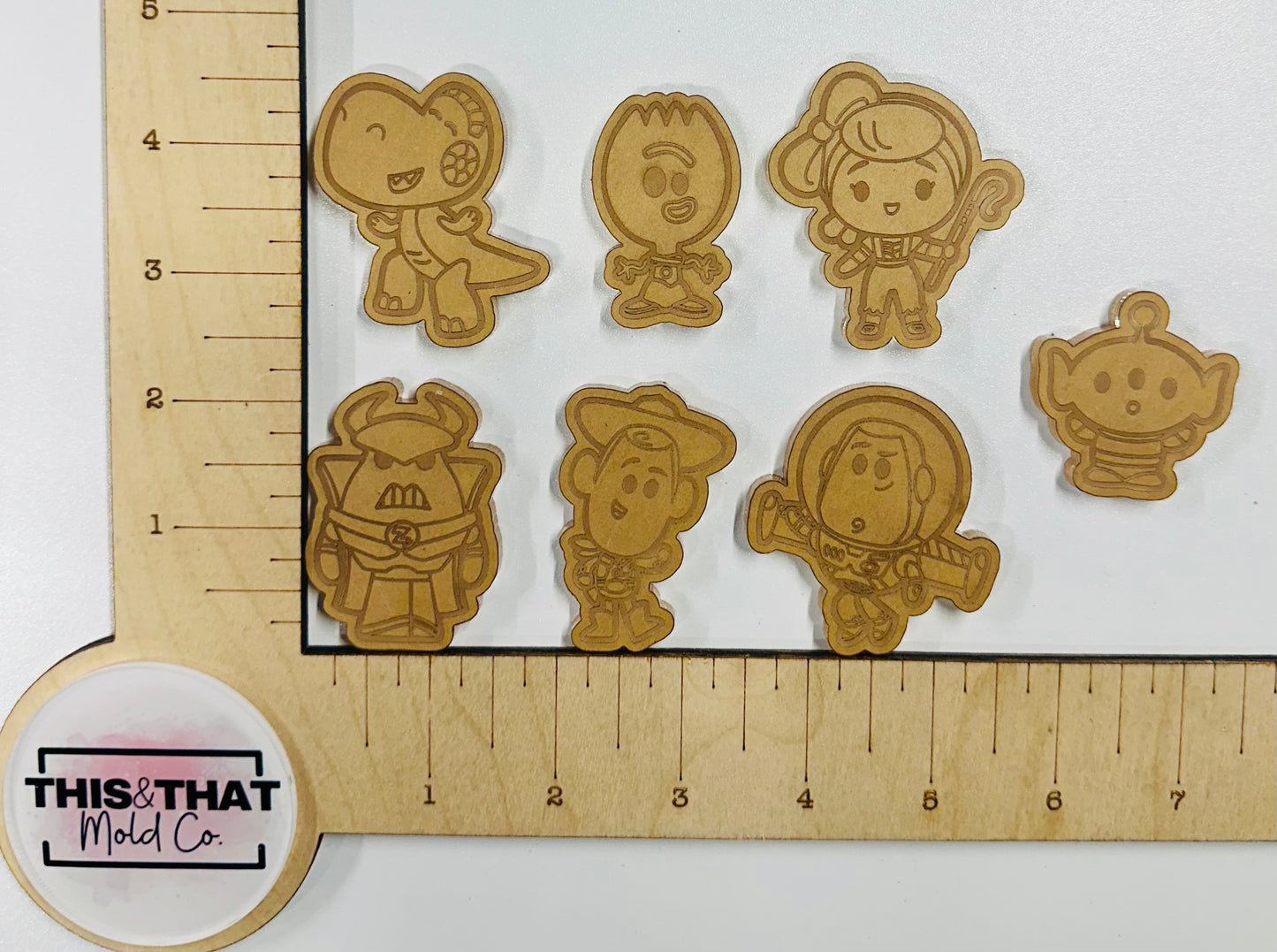 Silicone Mold For Resin |  Chibi Toy Flats