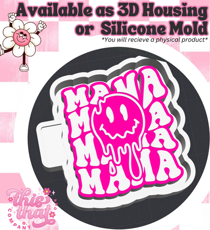 Freshie | Silicone Mold | 'Mama' with drippy face