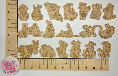 Silicone Mold For Resin | Easter Bear & Friends