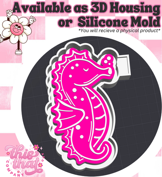 Freshie | Silicone Mold | Seahorse