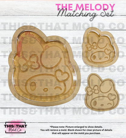 Silicone Mold For Resin | Kawaii Bunny Tray, Shaker, Flat Set