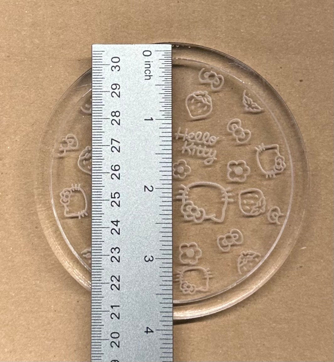 Silicone Mold For Resin | Kawaii Cat Lipped Etched  Coaster