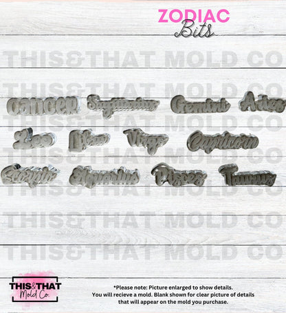 Silicone Mold For Resin | Zodiac Bits