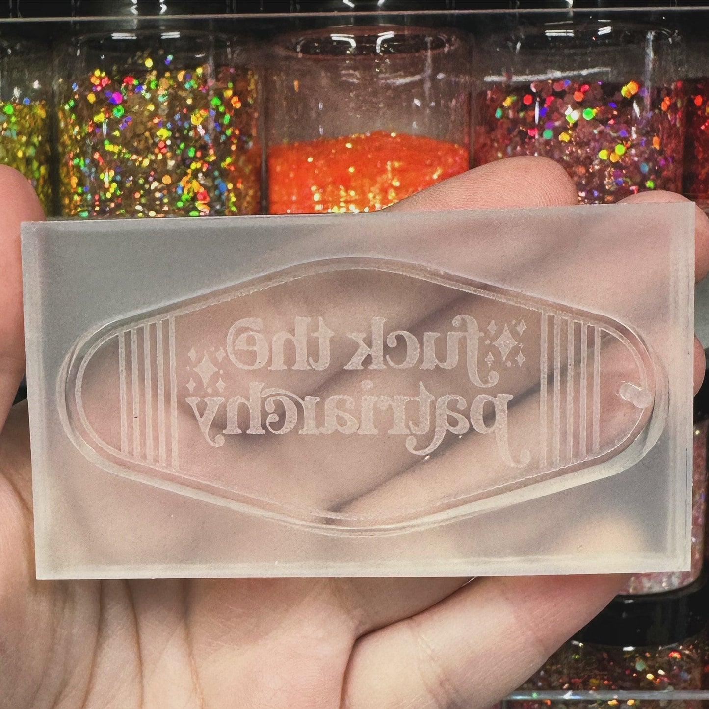 Silicone Mold For Resin | 'F The Patriarchy'