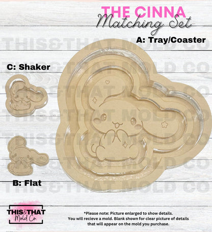 Silicone Mold For Resin | Kawaii Dog Tray, Shaker, Flat Set
