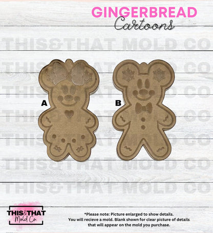 Silicone Mold For Resin | Gingerbread Mouse