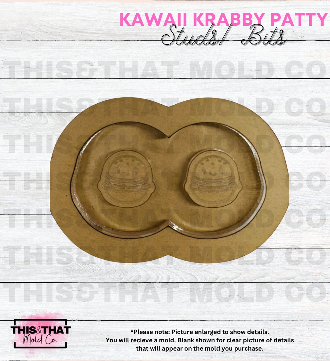 Silicone Mold For Resin | Patty Studs/Bits