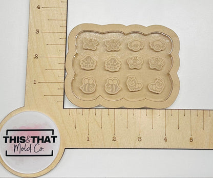 Silicone Mold For Resin | Kawaii Insects Studs/Bits