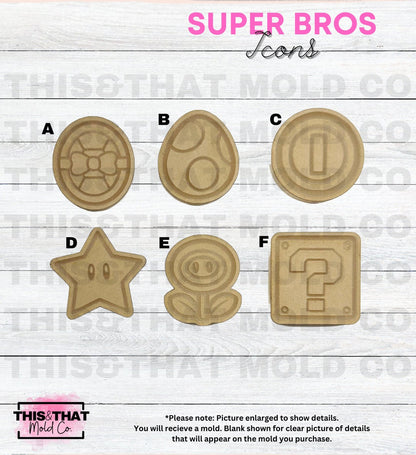 Silicone Mold For Resin | Plumber Bros Icons