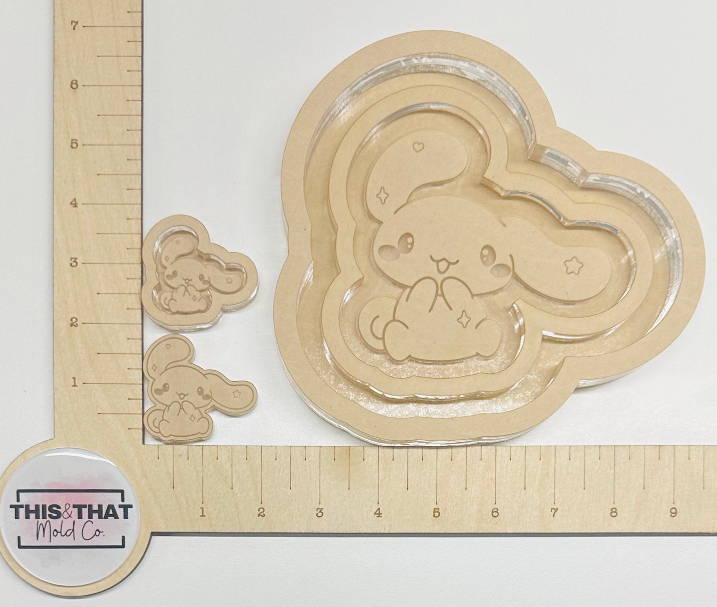 Silicone Mold For Resin | Kawaii Dog Tray, Shaker, Flat Set
