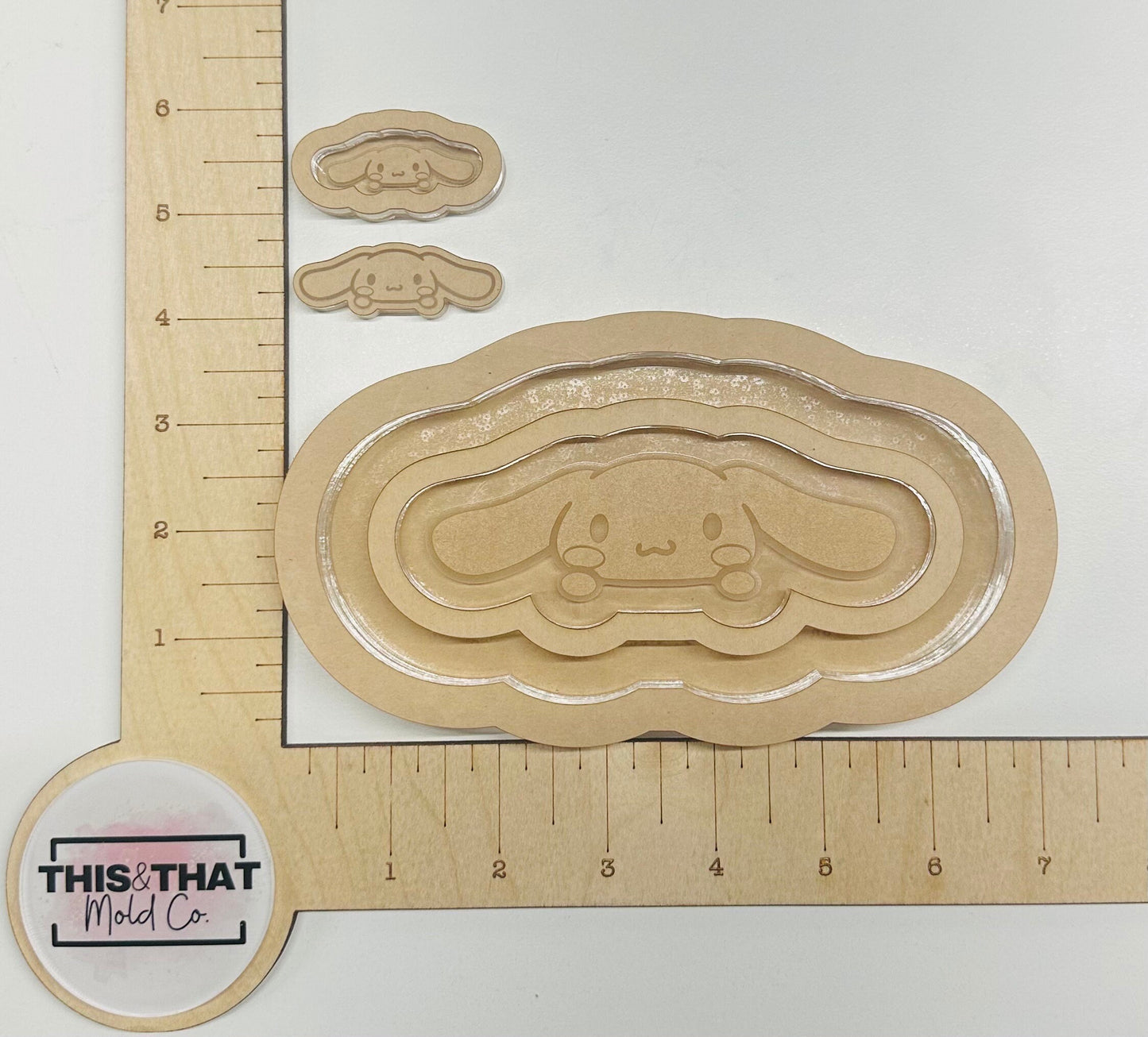 Silicone Mold For Resin | Kawaii Dog Tray, Shaker, Flat Set