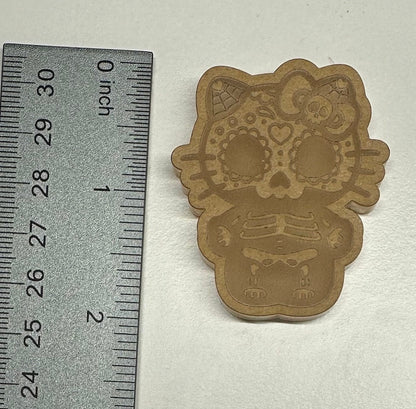 Silicone Mold | Sugar Skull Cat