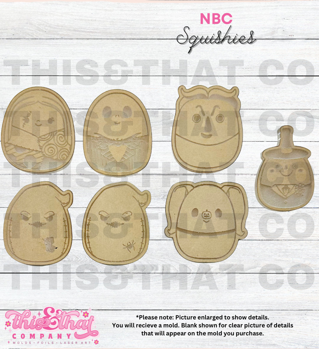 Silicone Mold for Resin | NBC Halloween Squishies