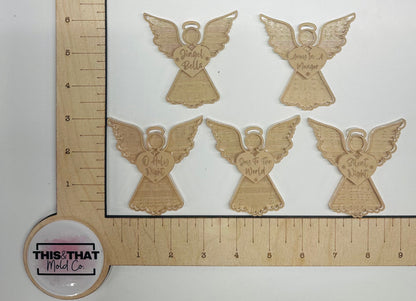 Silicone Mold for Resin | Angel Song Ornaments