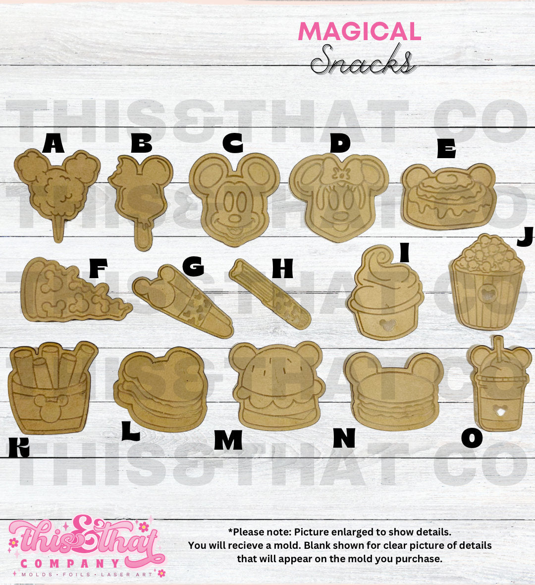 Silicone Mold for Resin | Magical Snacks