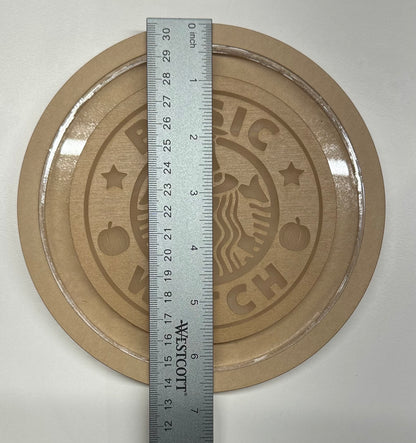 Silicone Mold For Resin | Basic Witch Cup Coaster Mold