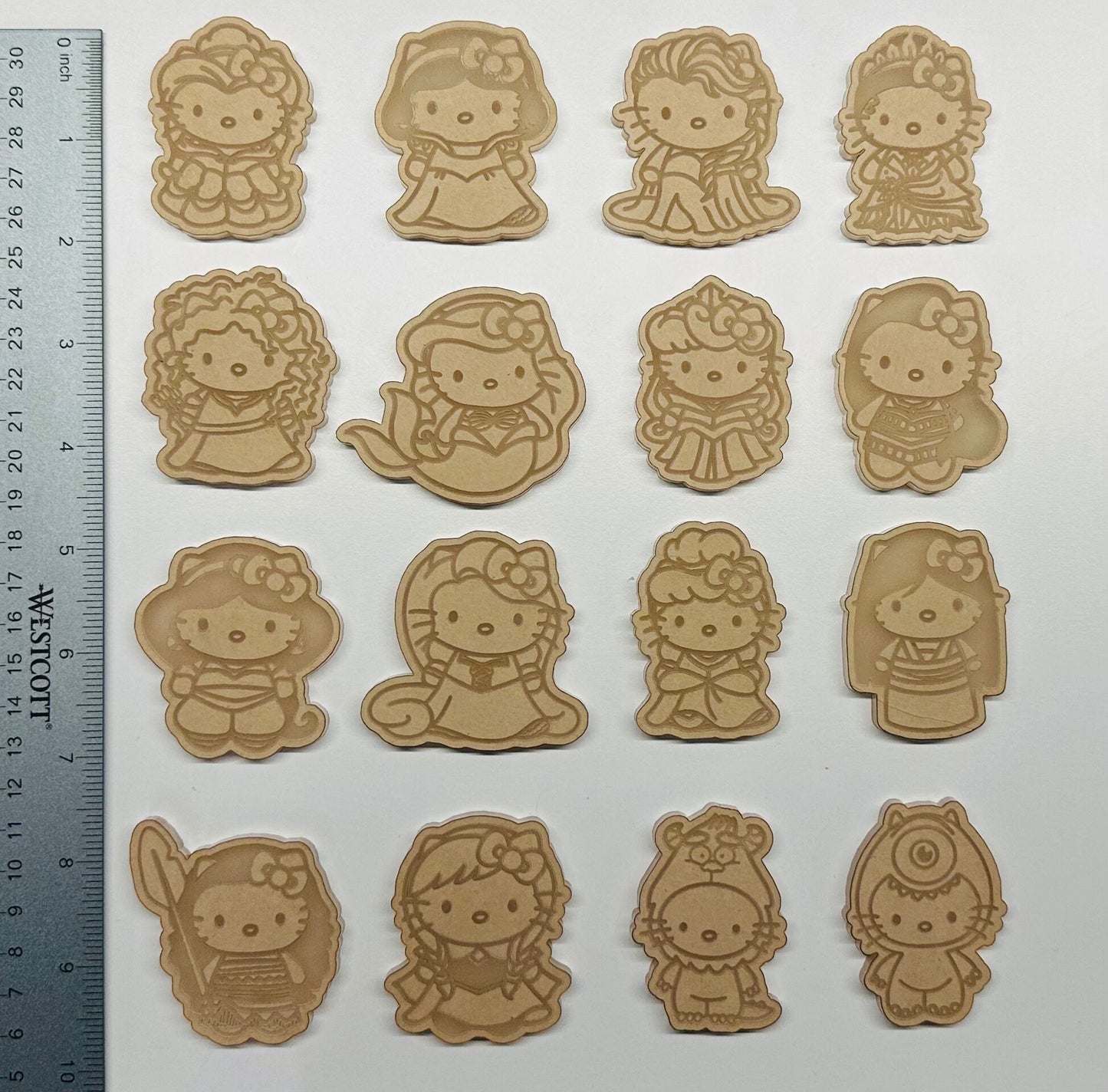 Silicone Mold For Resin | Princess Kawaii Kitties