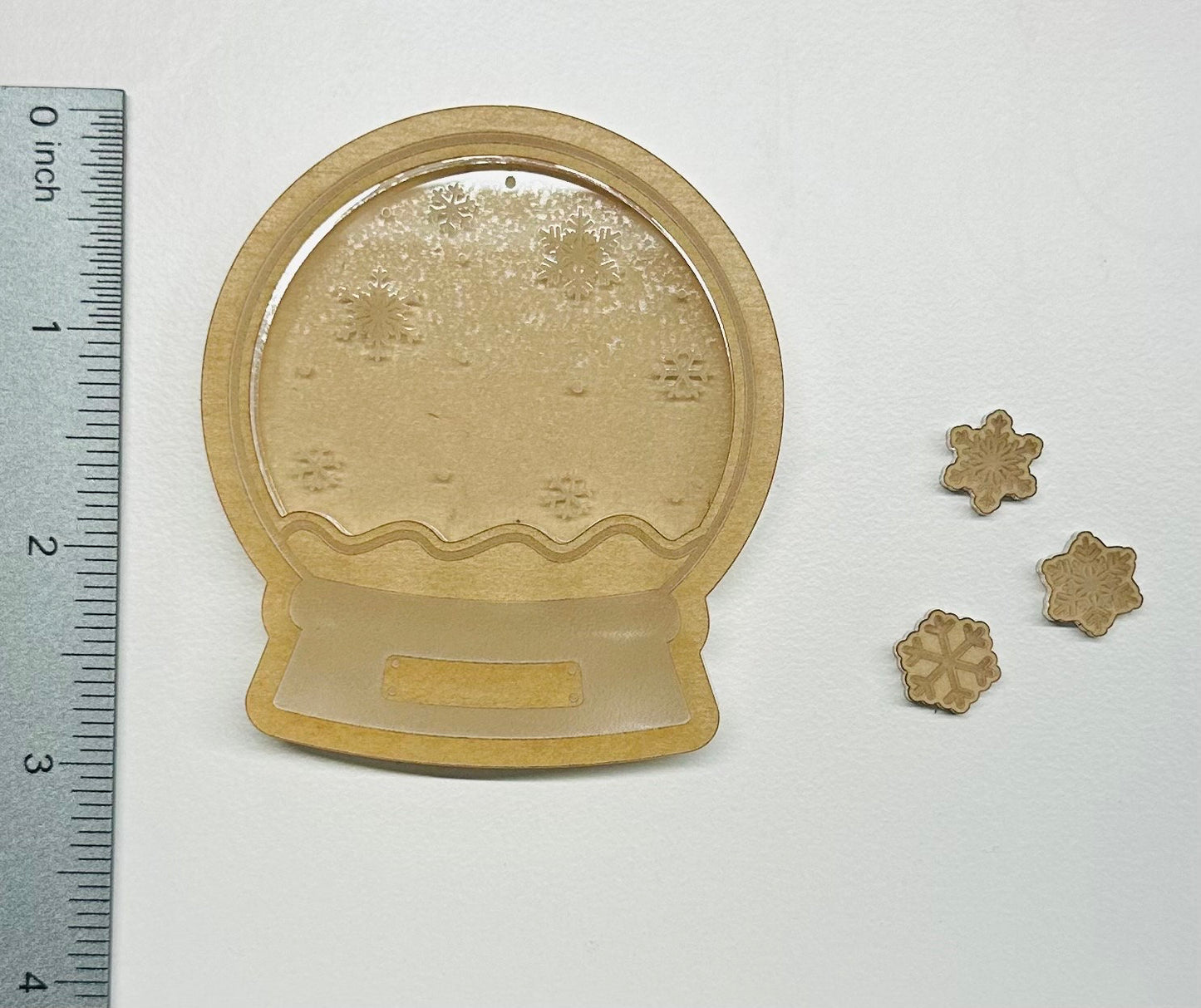 Silicone Mold For Resin | Snow Globe Shaker Keychain