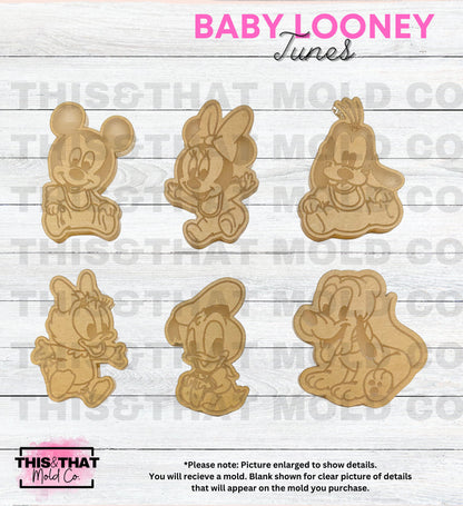 Silicone Mold For Resin | Baby Tunes and Friends