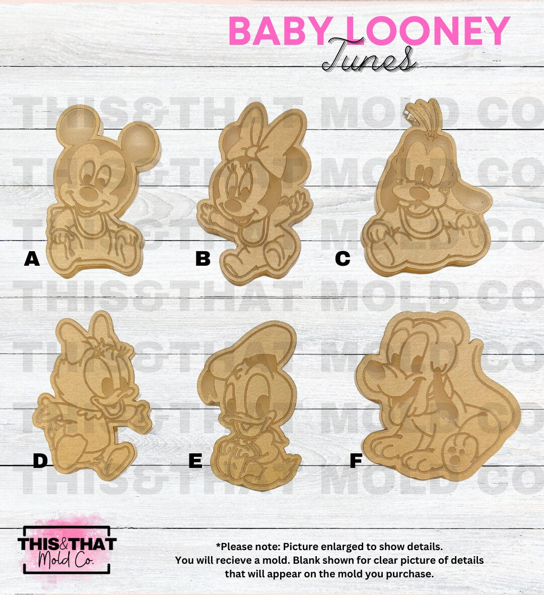 Silicone Mold For Resin | Baby Tunes and Friends