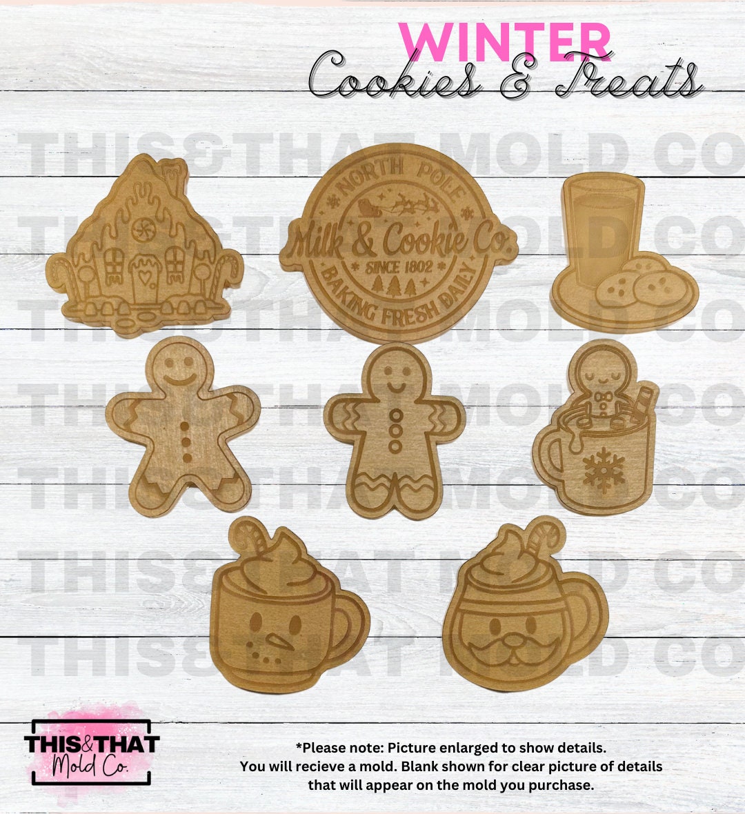 Silicone Mold For Resin | Christmas Cookies & Treats