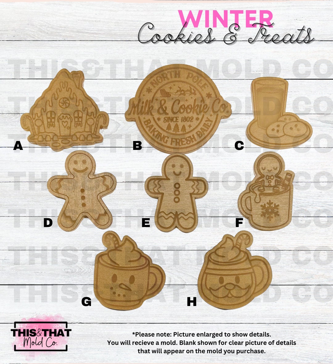 Silicone Mold For Resin | Christmas Cookies & Treats