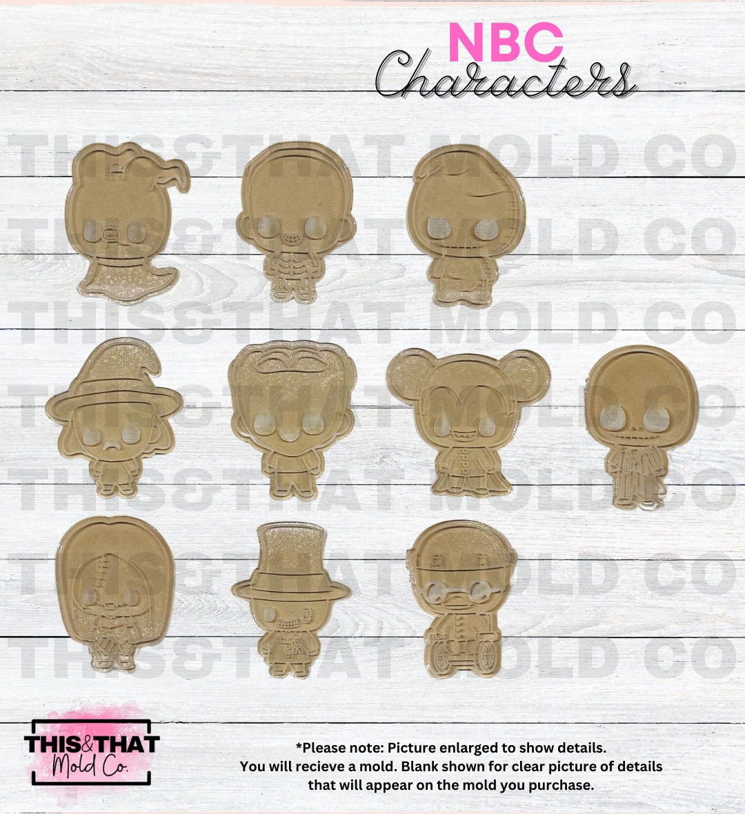 Silicone Mold For Resin | NBC Character